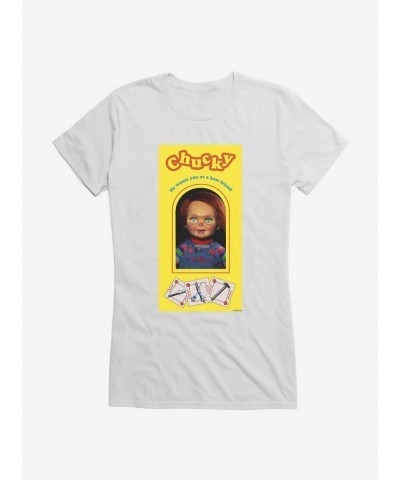 Flash Sale Chucky Classic Doll Box Girls T-Shirt $8.37 T-Shirts