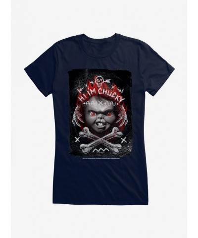 Wholesale Chucky Hi I'm Chucky Girls T-Shirt $8.76 T-Shirts