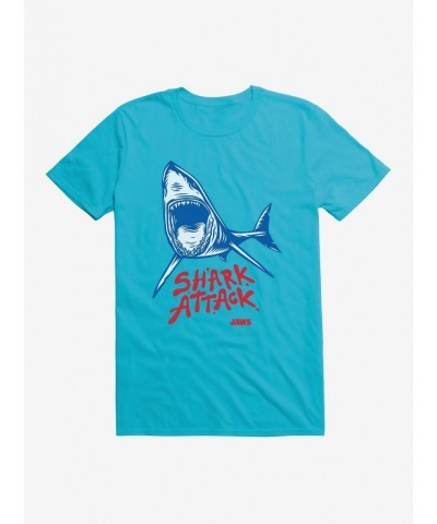 Pre-sale Discount Jaws Shark Attack T-Shirt $8.41 T-Shirts