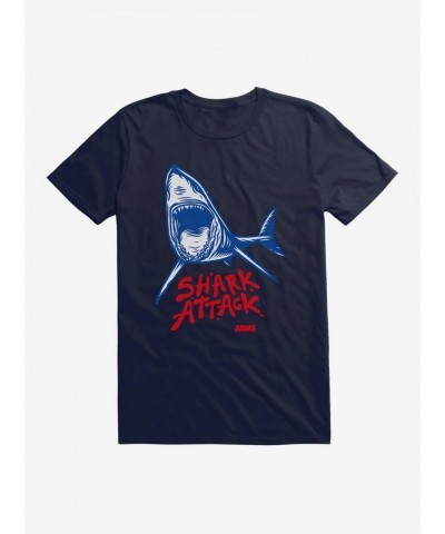 Pre-sale Discount Jaws Shark Attack T-Shirt $8.41 T-Shirts