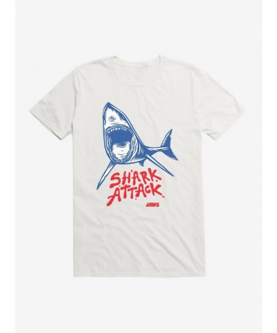 Pre-sale Discount Jaws Shark Attack T-Shirt $8.41 T-Shirts