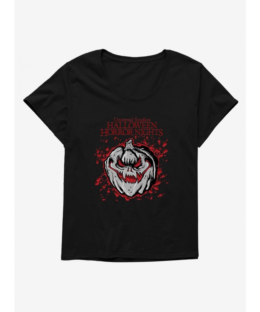 Pre-sale Discount Halloween Horror Nights Jack-O-Lantern Girls T-Shirt Plus Size $10.52 T-Shirts