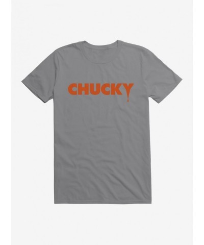 High Quality Chucky Classic Red Logo Drip T-Shirt $8.80 T-Shirts