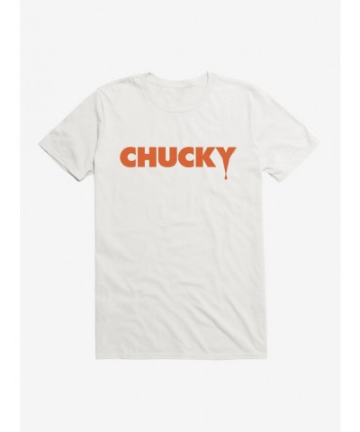 High Quality Chucky Classic Red Logo Drip T-Shirt $8.80 T-Shirts