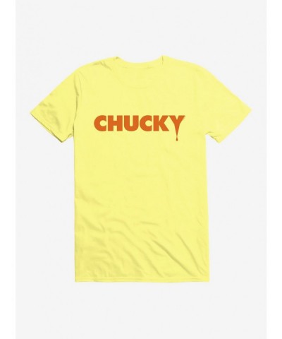 High Quality Chucky Classic Red Logo Drip T-Shirt $8.80 T-Shirts