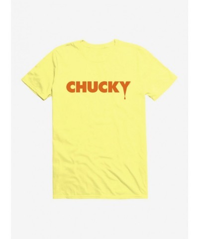 High Quality Chucky Classic Red Logo Drip T-Shirt $8.80 T-Shirts